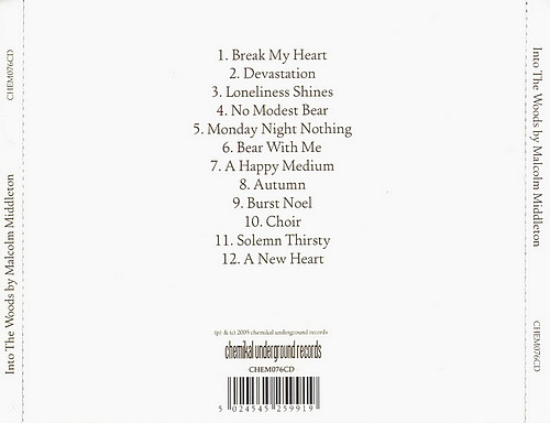 Malcolm Middleton - Into The Woods - Used CD image 2