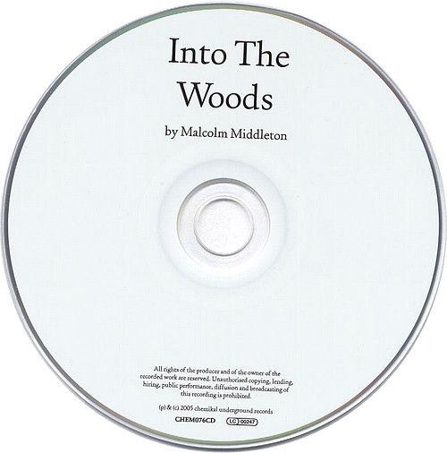 Malcolm Middleton - Into The Woods - Used CD image 3