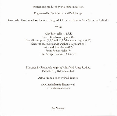Malcolm Middleton - Into The Woods - Used CD image 9