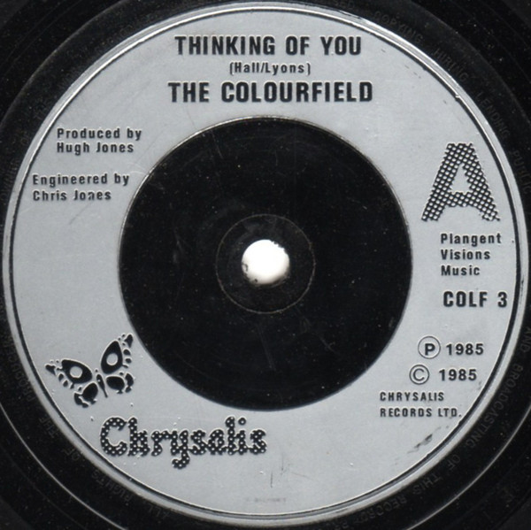 Colourfield - Thinking Of You - Used Vinyl Record 7" image 3