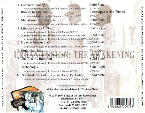Various - Urban Fusion : The Awakening - CD image 2