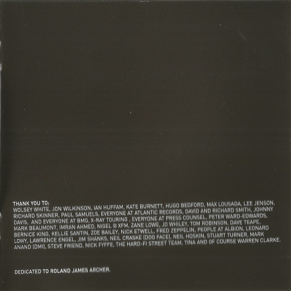 Hard-Fi - Stars Of CCTV - Used CD image 13