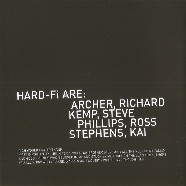 Hard-Fi - Stars Of CCTV - Used CD image 4