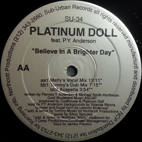 Platinum Doll - Believe In A Brighter Day - Used Vinyl Record 12" image 5