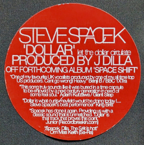 Steve Spacek - Dollar - Vinyl Record 12" image 6