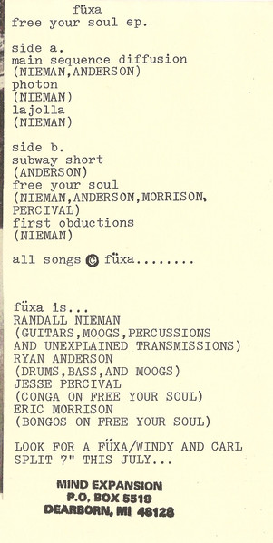 Fuxa - Free Your Soul - Used Vinyl Record 7" image 7