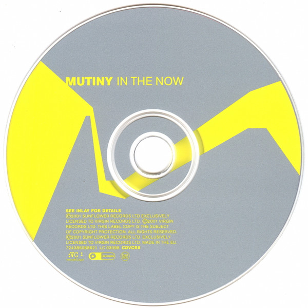 Mutiny - In The Now - Used CD image 3