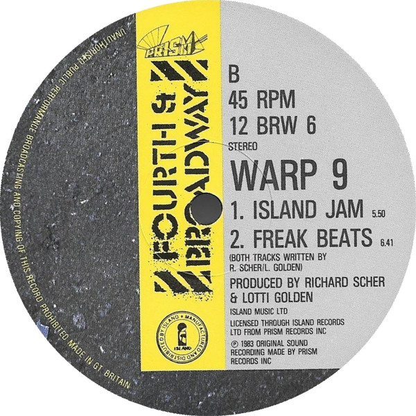 Warp 9 - No Man Is An Island - Used Vinyl Record 12" image 2