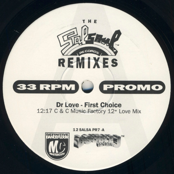 First Choice - Dr. Love (The C & C Mixes) - Used Vinyl Record image 2