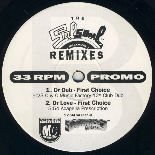 First Choice - Dr. Love (The C & C Mixes) - Used Vinyl Record image 3
