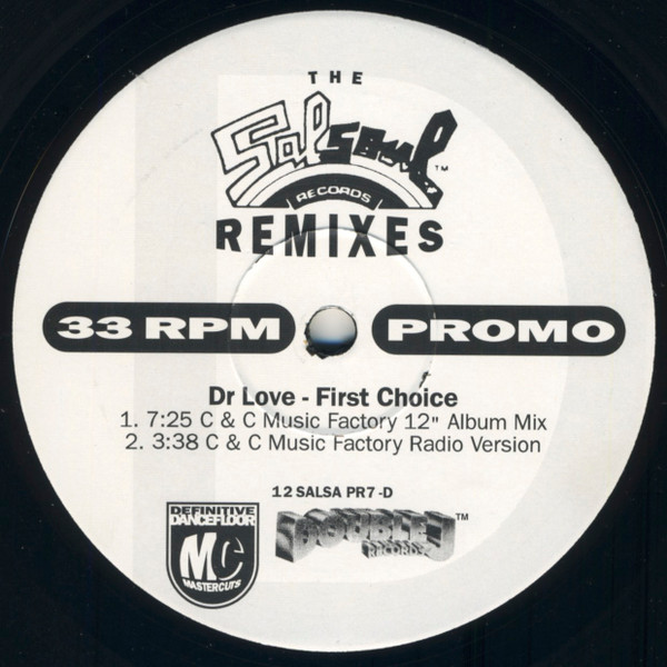 First Choice - Dr. Love (The C & C Mixes) - Used Vinyl Record image 5