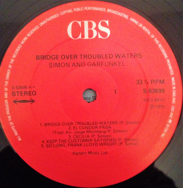 Simon & Garfunkel - Bridge Over Troubled Water - Used Vinyl Record image 3