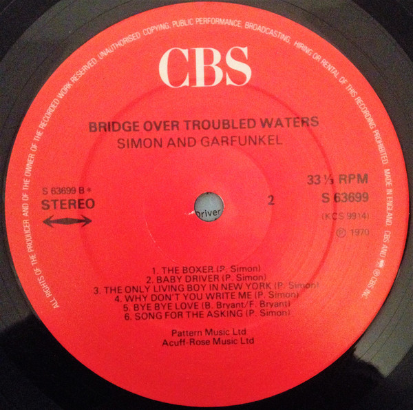 Simon & Garfunkel - Bridge Over Troubled Water - Used Vinyl Record image 4