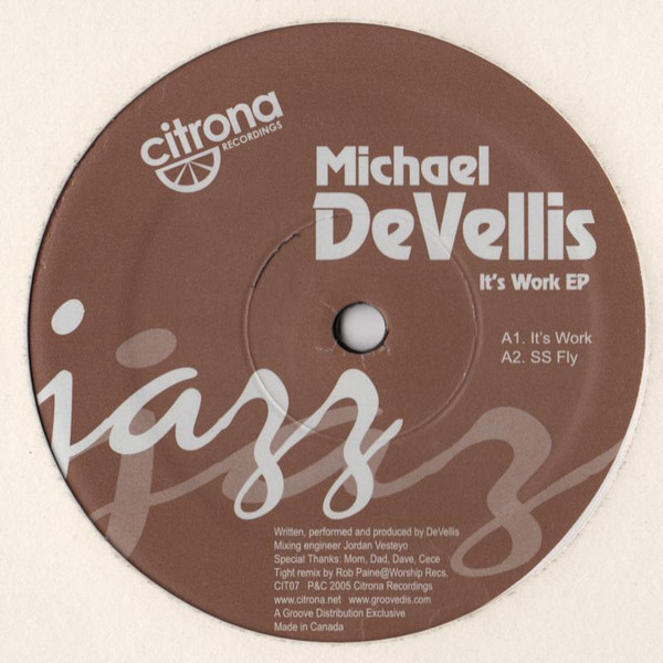 Michael DeVellis - It's Work EP - Vinyl Record 12" image 2