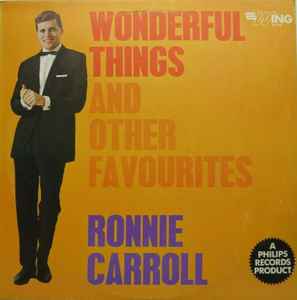 Ronnie Carroll - Wonderful Things And Other Favourites - Used Vinyl image 1