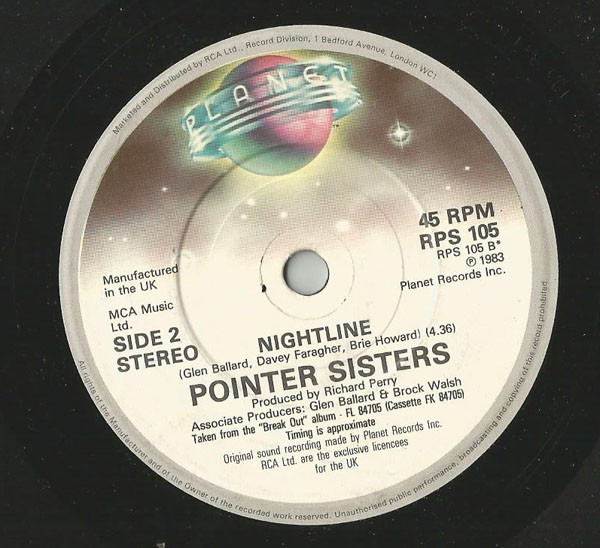 Pointer Sisters - Automatic - Used Vinyl Record 7 image 4