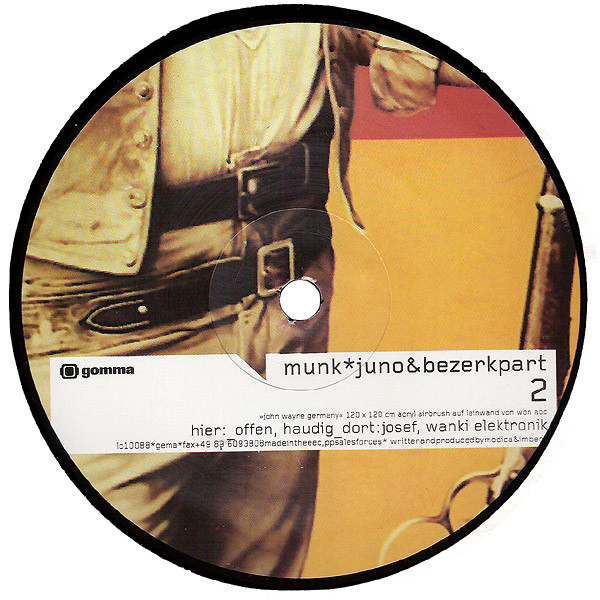 Munk - Juno & Bezerk Part 2 - Used Vinyl Record 12" image 2
