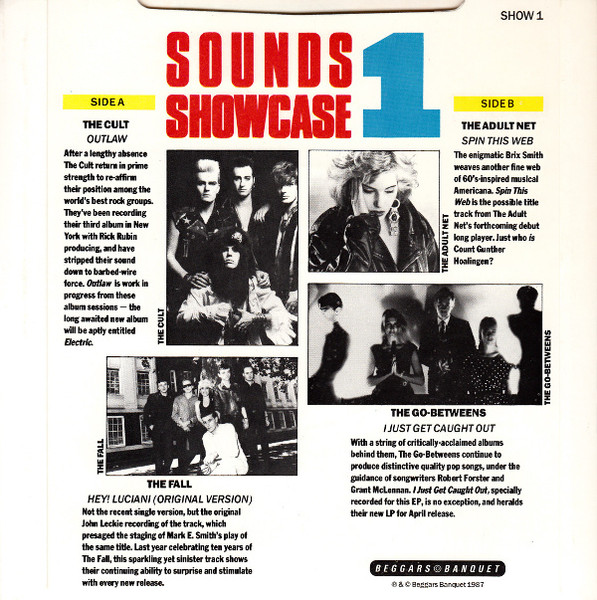 Various - Sounds Showcase 1 - Used Vinyl Record 7" image 2