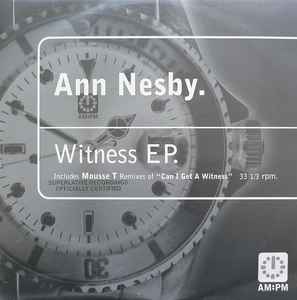 Ann Nesby - Witness EP - Used Vinyl Record 12" image 1