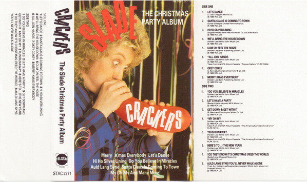 Slade - Crackers (The Christmas Party Album) - Used Cassette image 3
