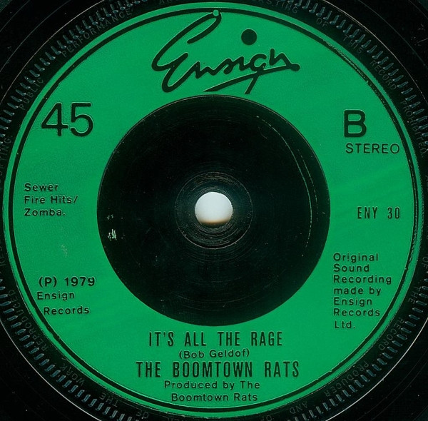 Boomtown Rats - I Don't Like Mondays - Used Vinyl Record 7" image 4