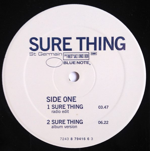 St Germain - Sure Thing - Used Vinyl Record 12" image 3