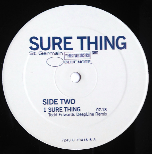 St Germain - Sure Thing - Used Vinyl Record 12" image 4