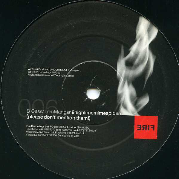 Cass Cutbush - Cerebral Noodles EP - Used Vinyl Record 12" image 3