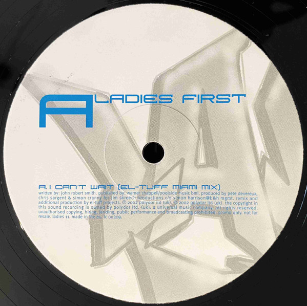 Ladies First - I Can't Wait - Vinyl Record 12" image 2