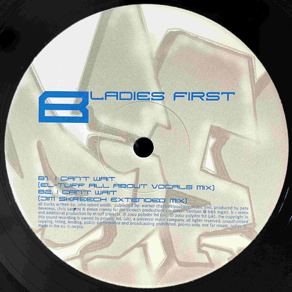 Ladies First - I Can't Wait - Vinyl Record 12" image 3