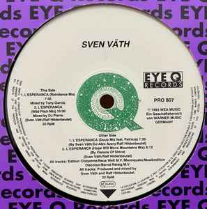 Sven Vath - L'Esperanca - Used Vinyl Record 12" image 1