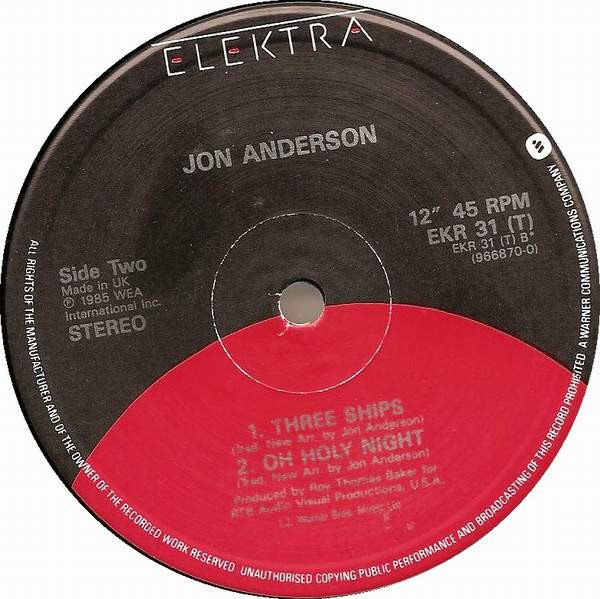 Jon Anderson - Easier Said Than Done - Used Vinyl Record 12" image 4