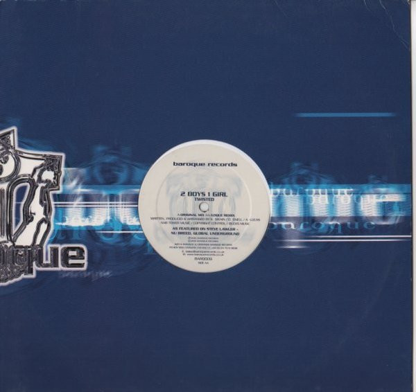2 Boys 1 Girl - Twisted - Used Vinyl Record 12" image 3