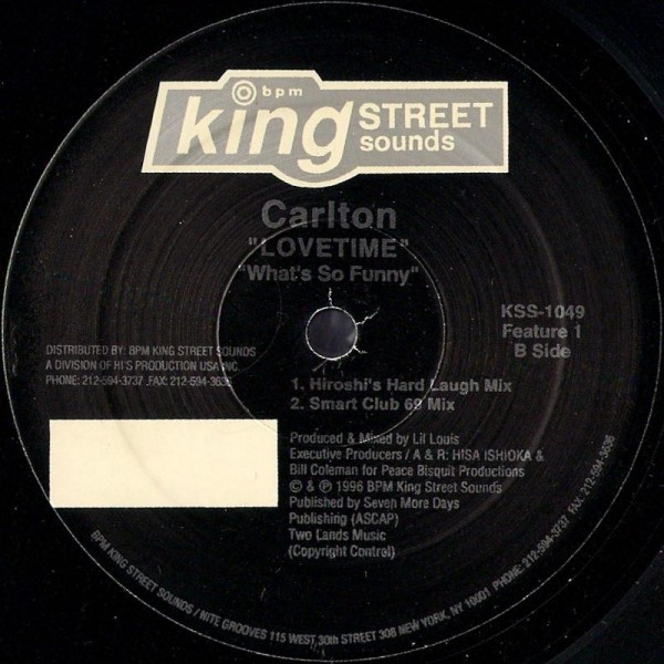Carlton - Lovetime - Used Vinyl Record 12" image 4