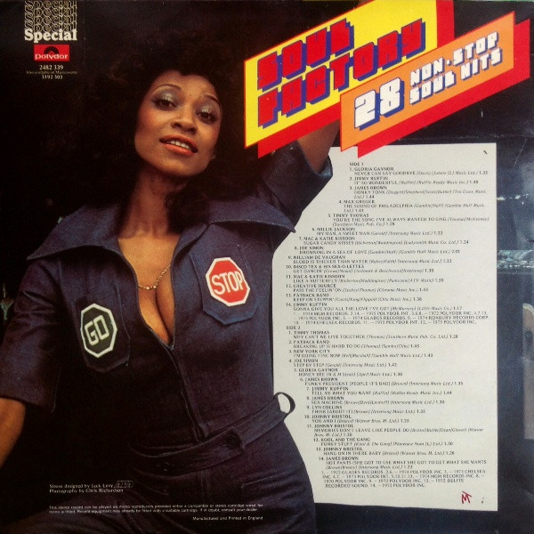 Various - Soul Factory - 28 Non-Stop Soul Hits - Used Vinyl Record l image 2