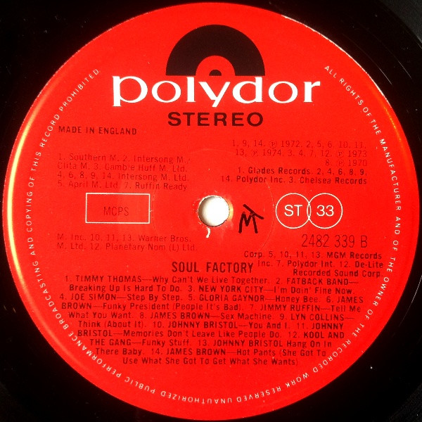 Various - Soul Factory - 28 Non-Stop Soul Hits - Used Vinyl Record l image 4