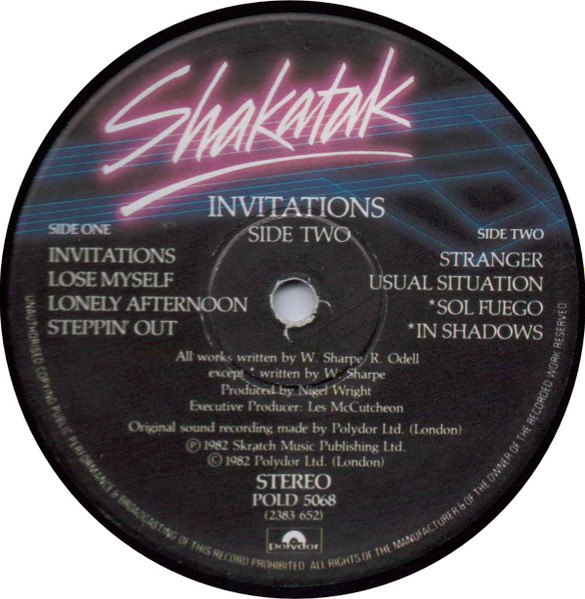 Shakatak - Invitations - Used Vinyl Record image 4