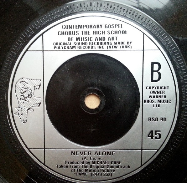 Irene Cara - Fame - Used Vinyl Record 7" image 4