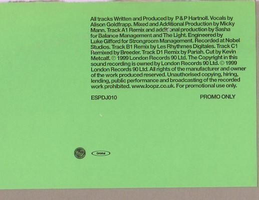Orbital - Belfast / Nothing Left - Used Vinyl Record 12" image 3