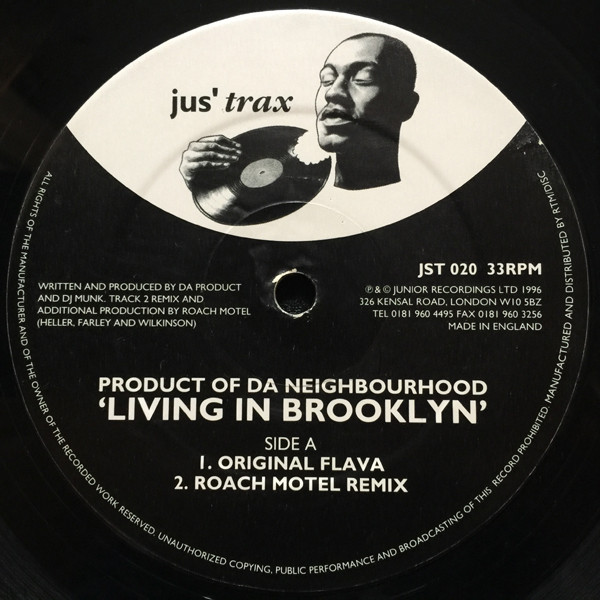 Product Of Da Neighb - Living In Brooklyn - Used Vinyl Record 12" image 3