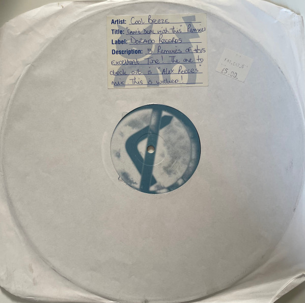 Cool Breeze - Can't Deal With This-Remixes - Used Vinyl Record 12" image 4