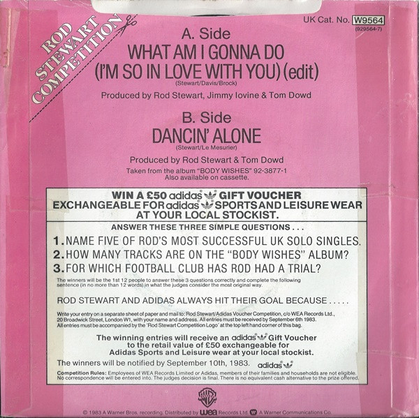 Rod Stewart - What Am I Gonna Do (I'm So In Love With You) - Used Vinyl image 2