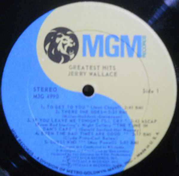 Jerry Wallace - Greatest Hits - Used Vinyl Record image 4