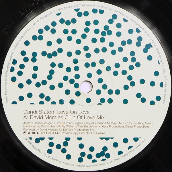 Candi Staton - Love On Love - Used Vinyl Record 12" image 3