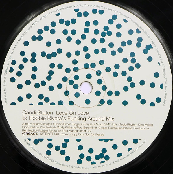 Candi Staton - Love On Love - Used Vinyl Record 12" image 4