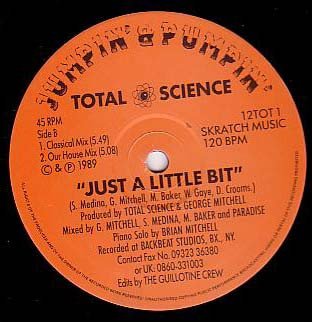 Total Science - Just A Little Bit - Used Vinyl Record 12" image 4