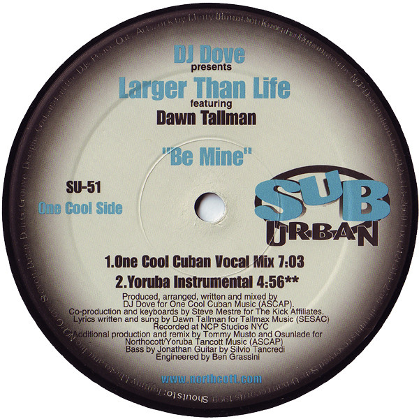 DJ Dove - Be Mine - Used Vinyl Record 12" image 2