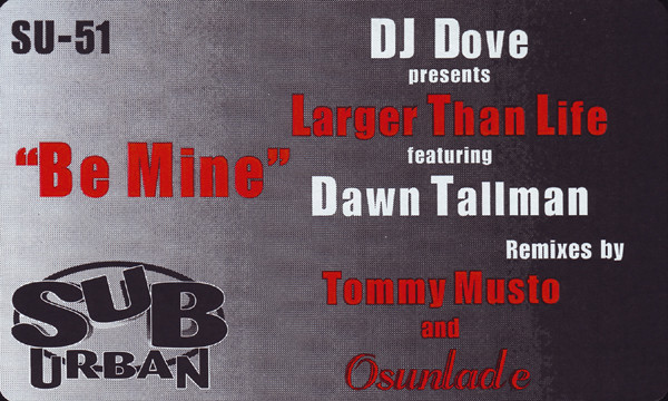 DJ Dove - Be Mine - Used Vinyl Record 12" image 3