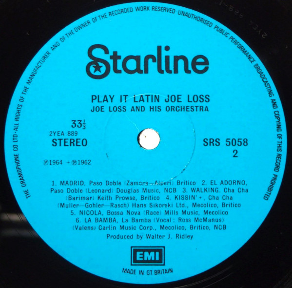 Joe Loss & His Orche - Play It Latin - Used Vinyl Record image 4