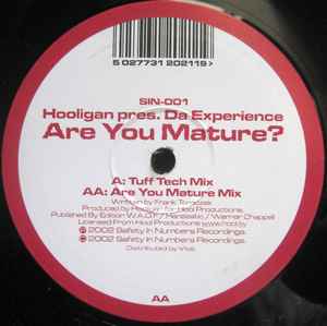 DJ Hooligan - Are You Mature? - Vinyl Record 12" image 1